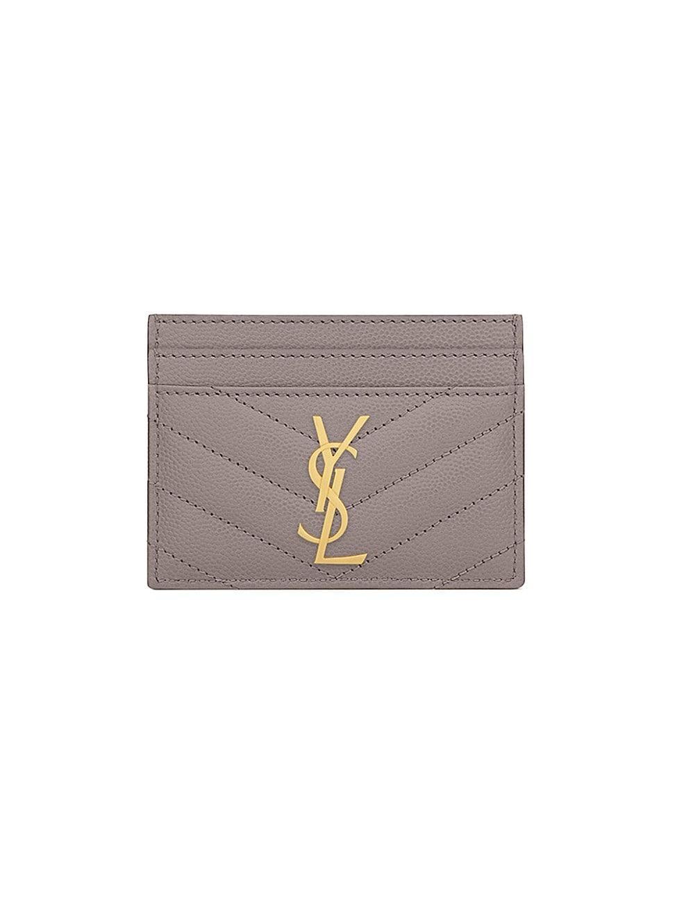 Saint Laurent Cassandre Matelasse Card Case Product Image