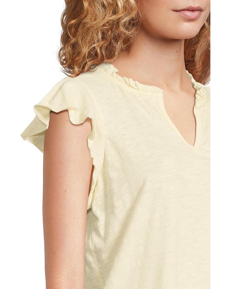 Flutter Sleeve Tie Front Top Product Image