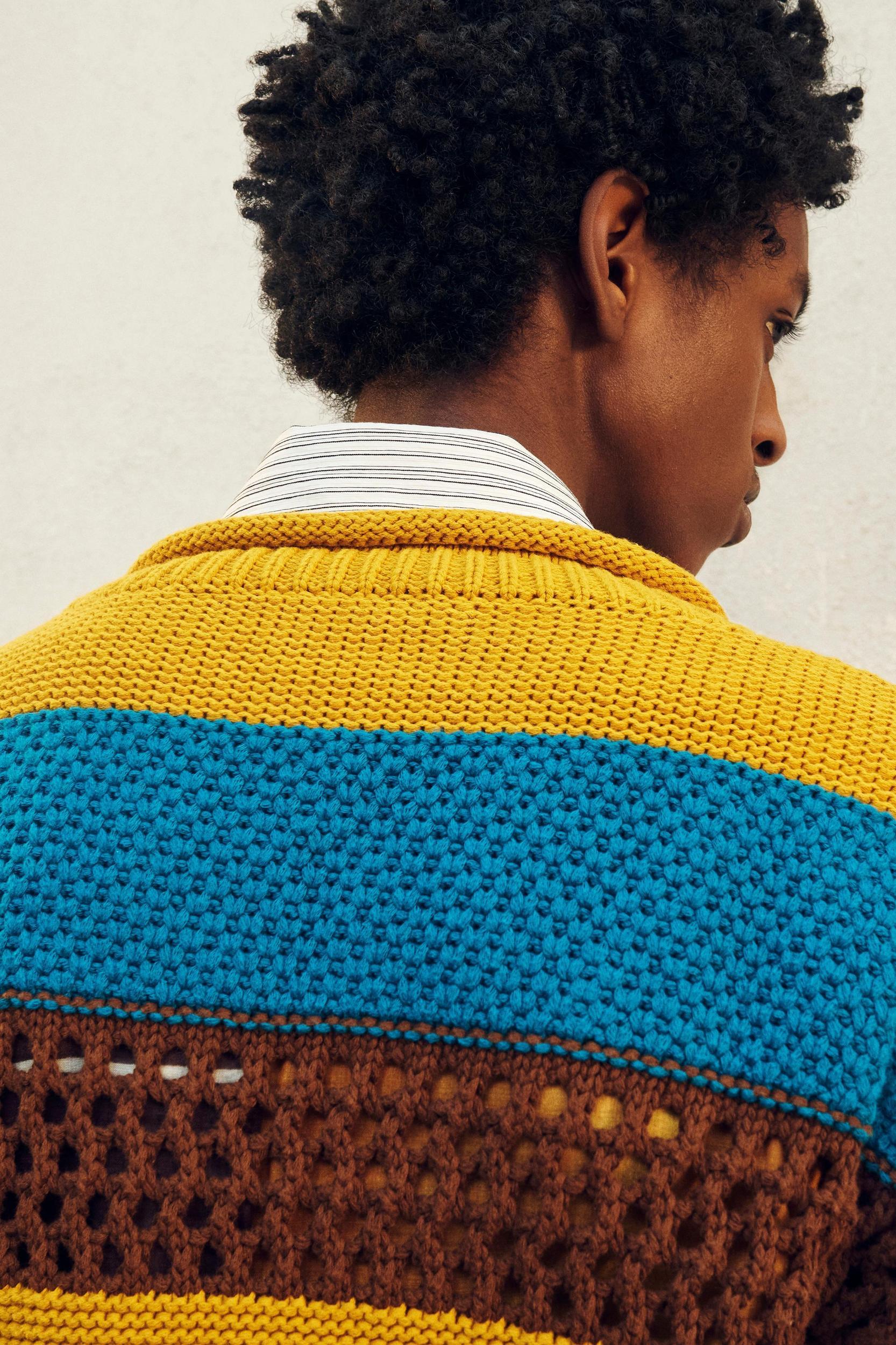 LIMITED EDITION COMBINED TEXTURES SWEATER Product Image
