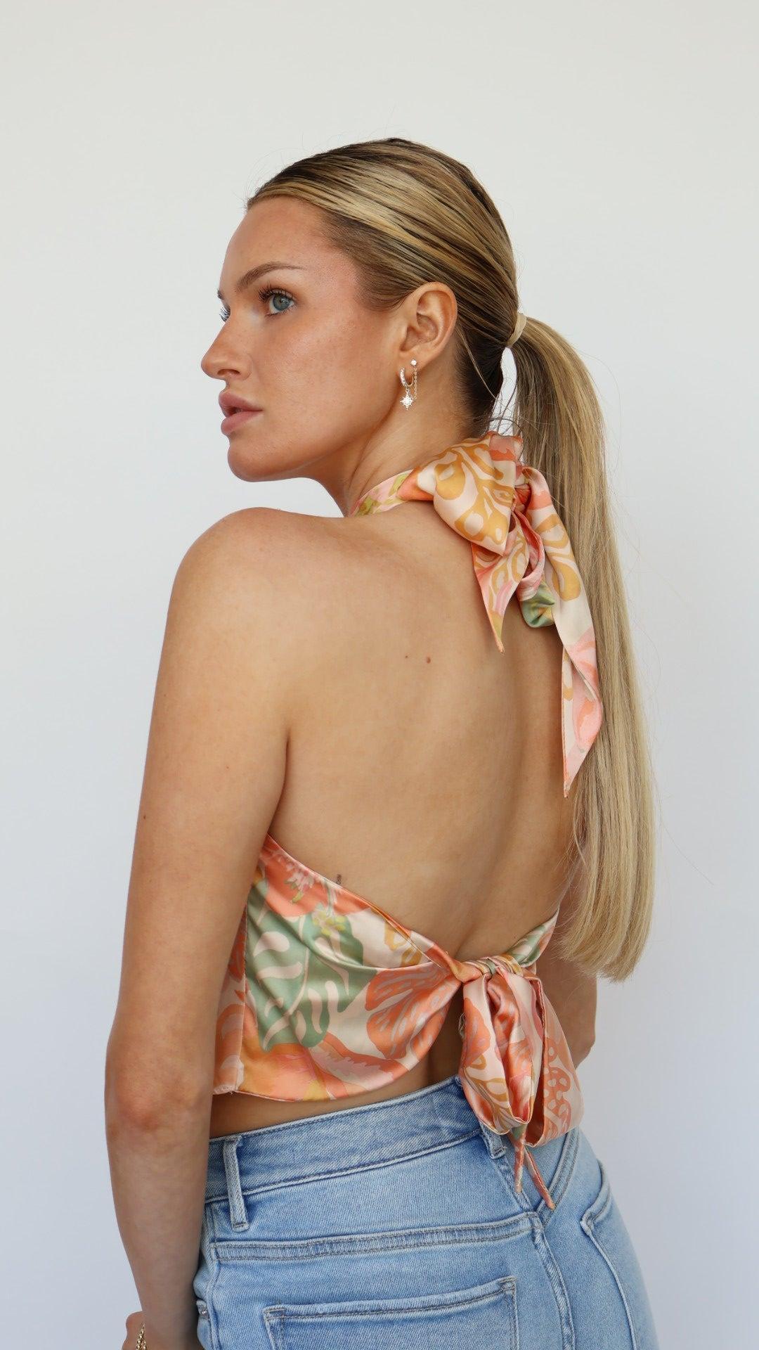 Bellini Halter Open Back Top Product Image