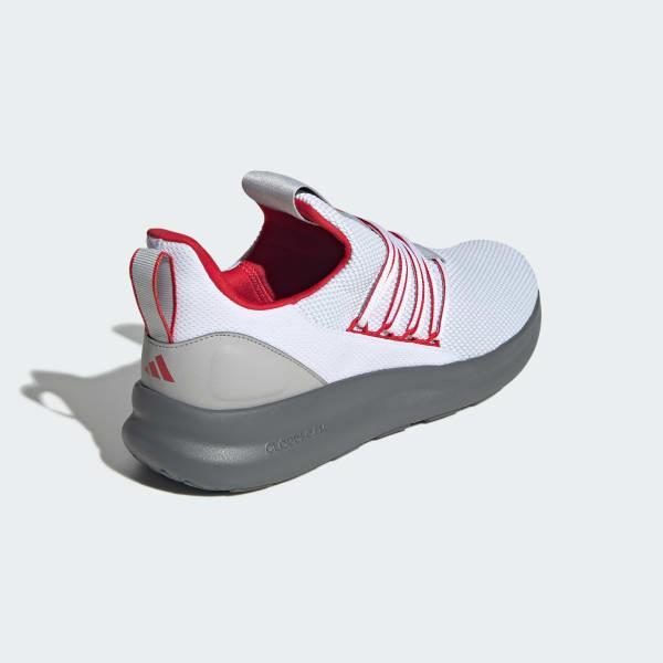 adidas Lite Racer Adapt 7.0 Men's Running Shoes, White Black Product Image