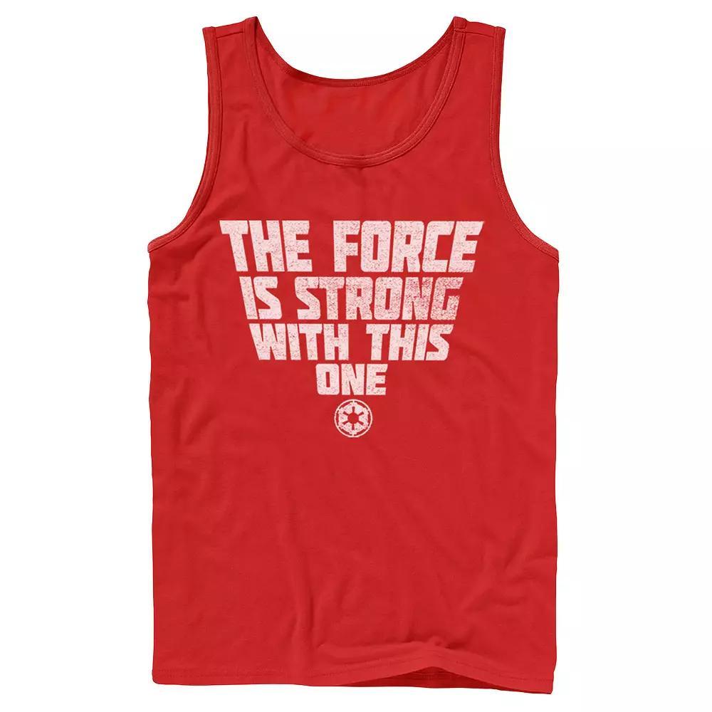 Mens Star Wars Deep Force Is Strong Tank Top Product Image