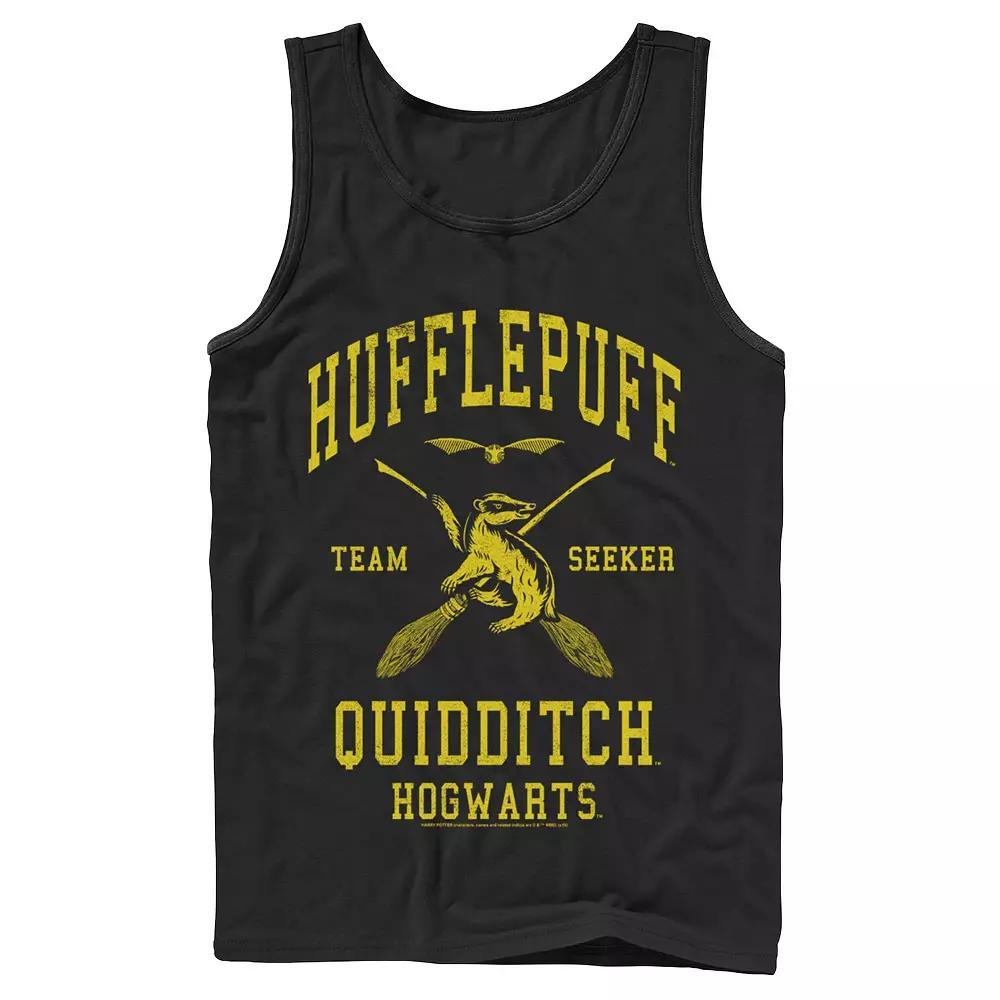 Mens Harry Potter Deathly Hallows 2 Hufflepuff Quidditch Tank Top Product Image
