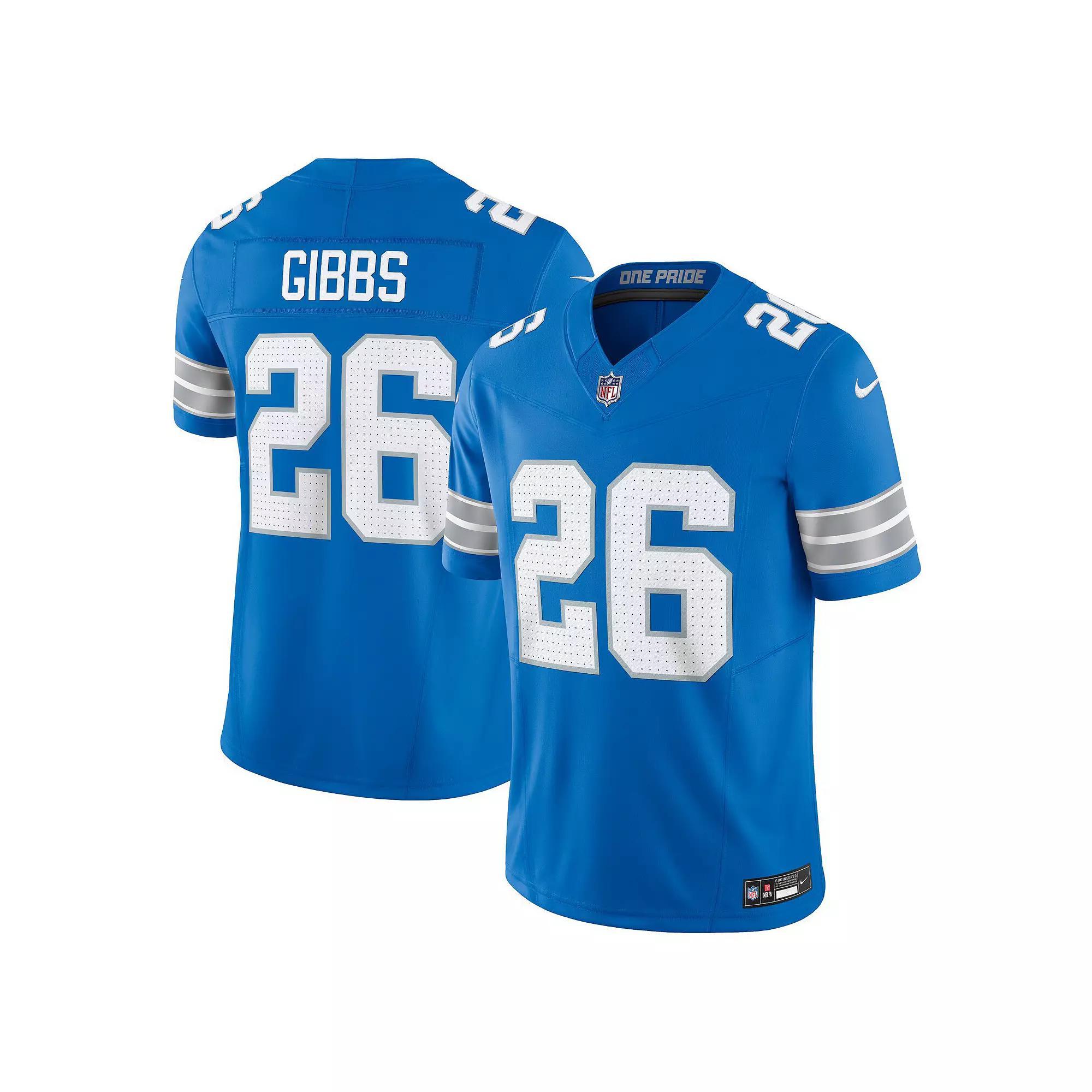 Mens Nike Jahmyr Gibbs Detroit Lions Vapor F.U.S.E. Limited Jersey Product Image