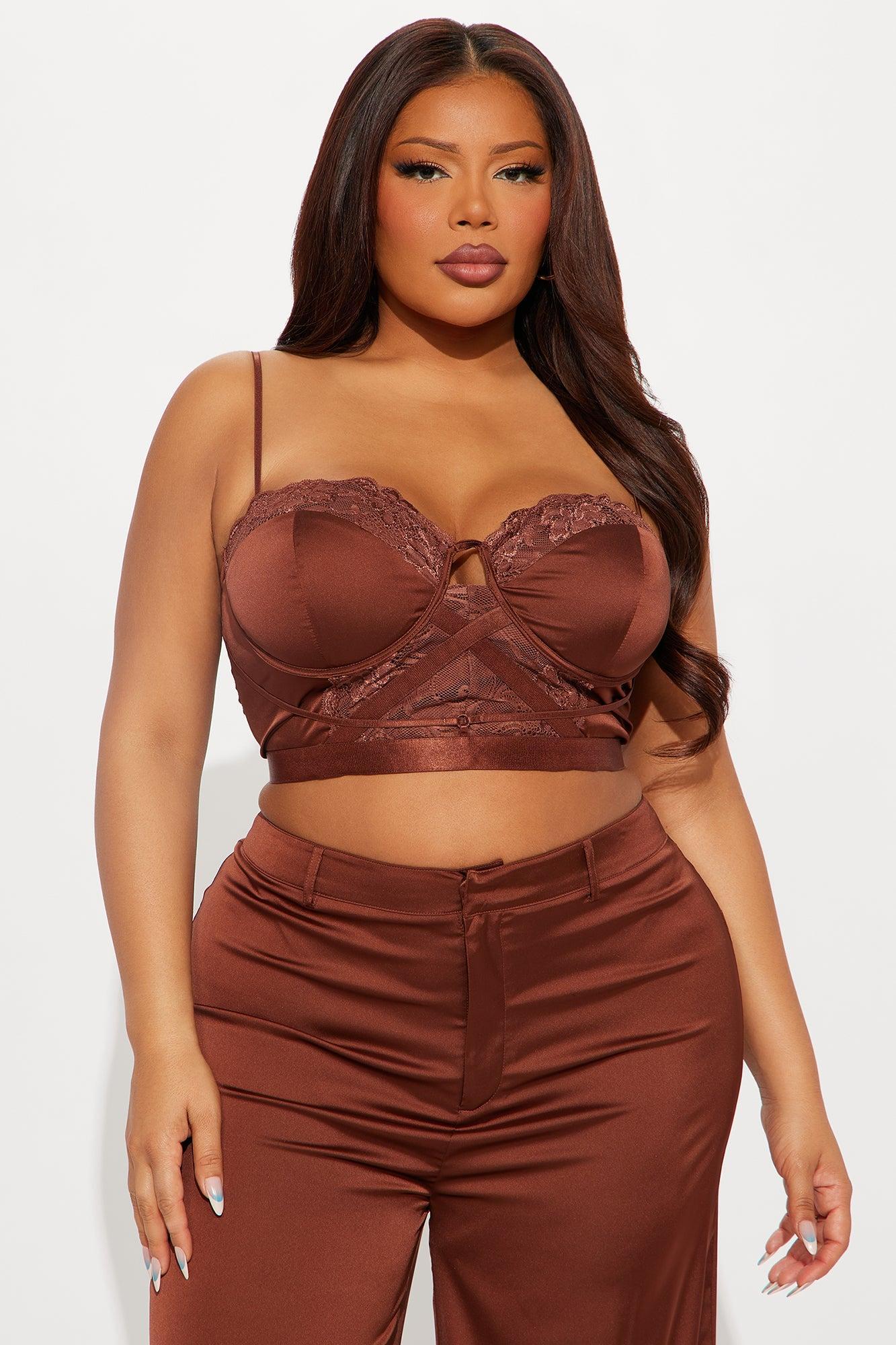 In Your Dreams Pant Set - Chocolate Product Image
