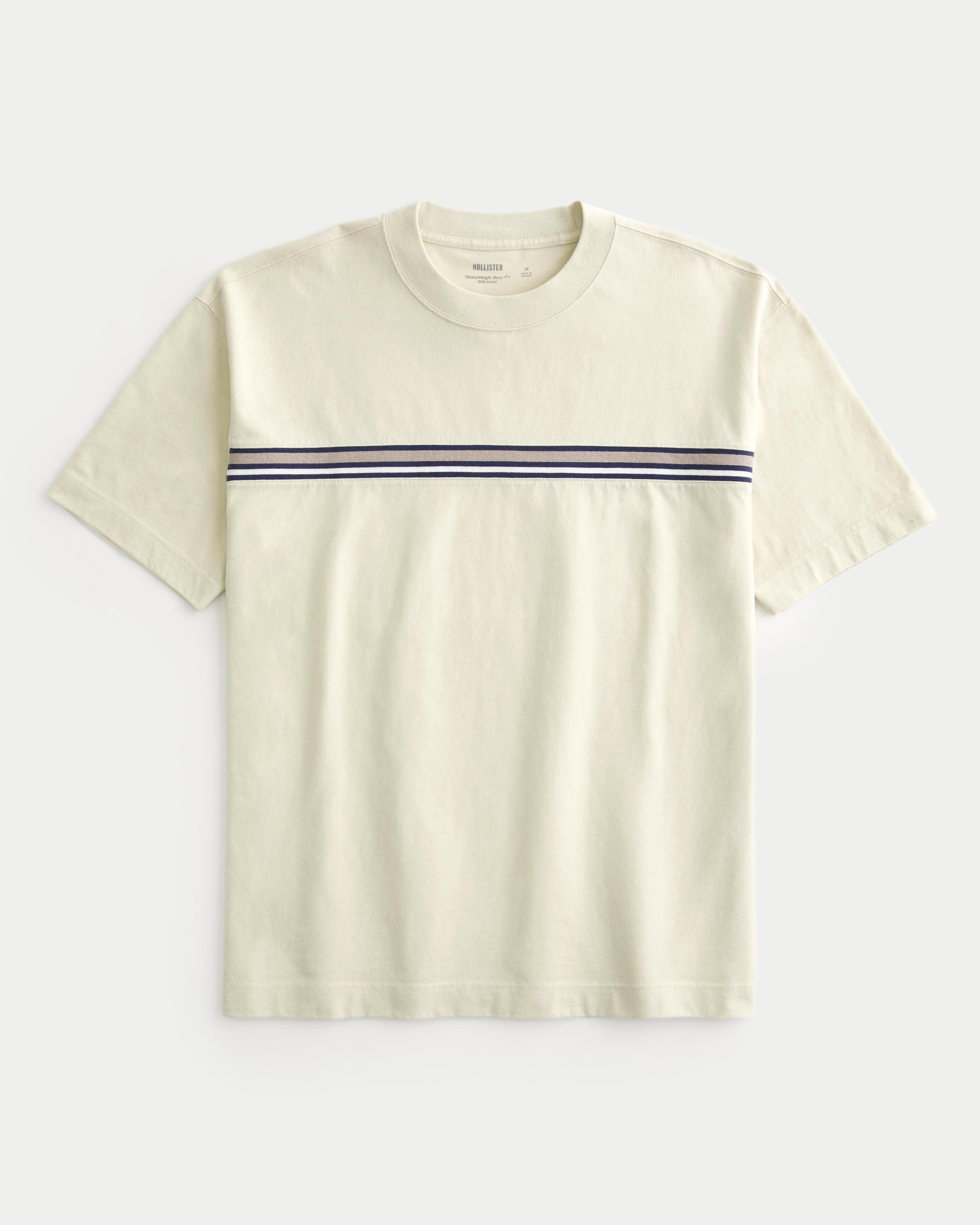 Boxy Heavyweight Pattern Crew T-Shirt Product Image