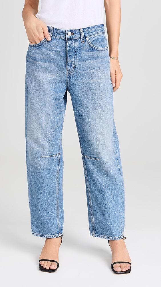 Madewell The Darted Barrel-Leg Jean | Shopbop Product Image
