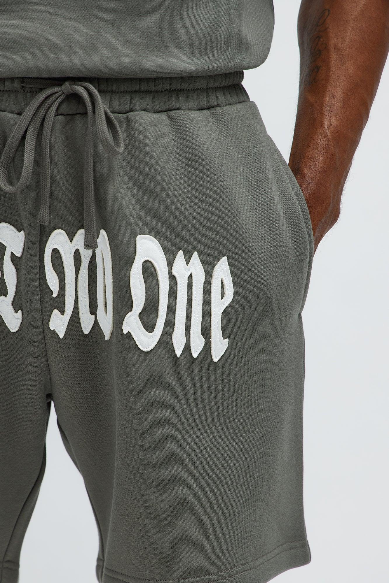 Tyson Relaxed Trust Issues Shorts - Dark Grey Product Image