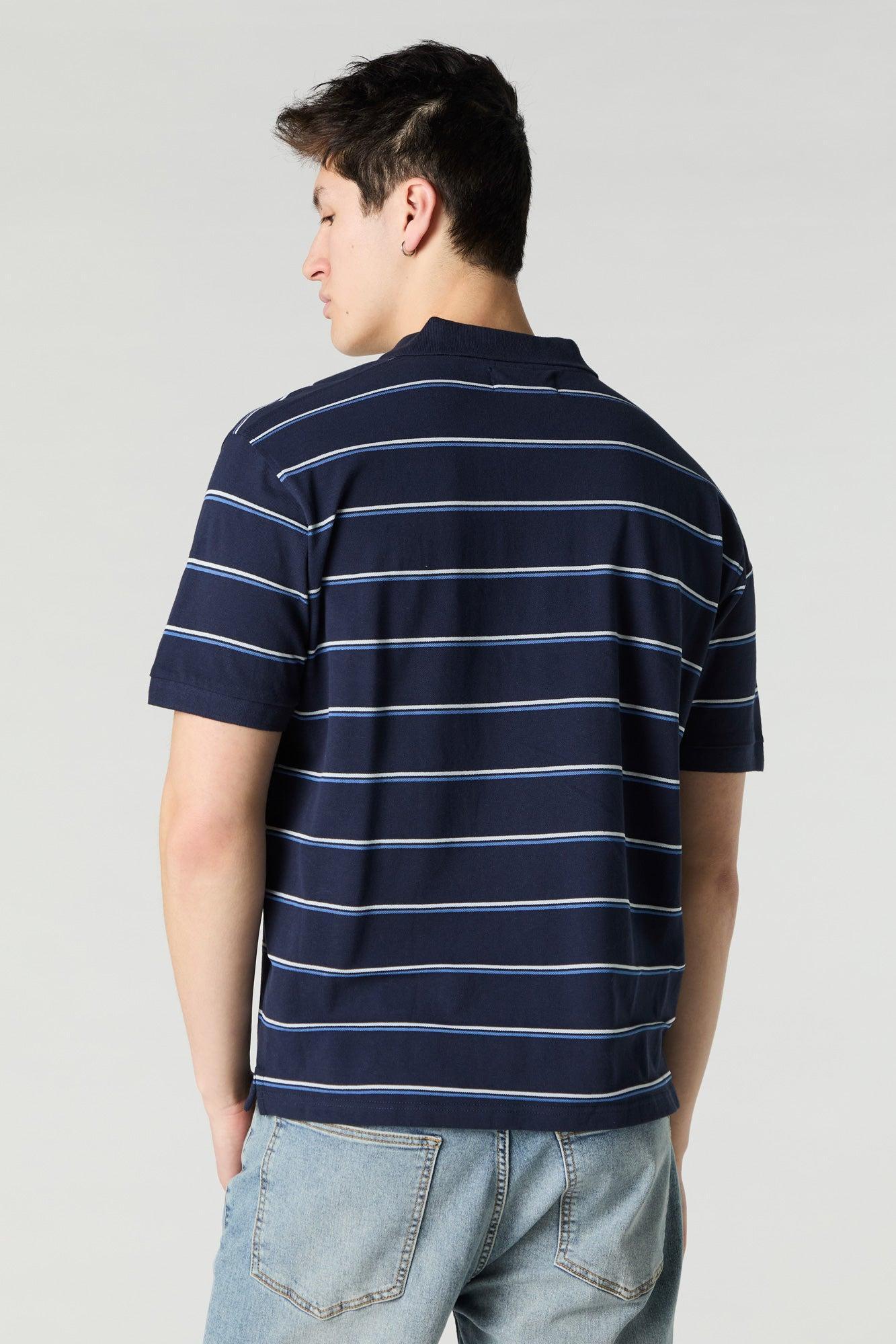 Striped Polo Top Male Product Image