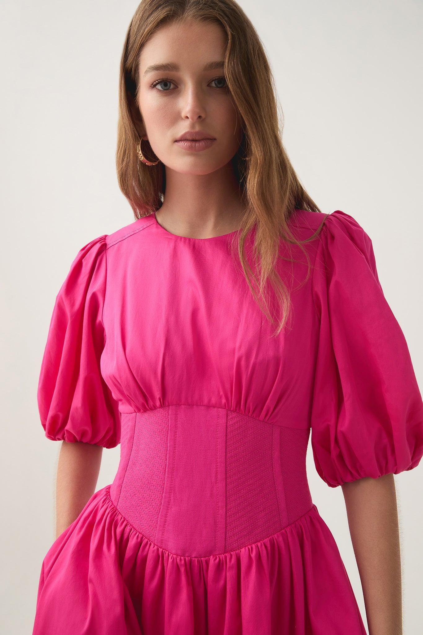 Telma Ruffle Mini Micro Dress Product Image