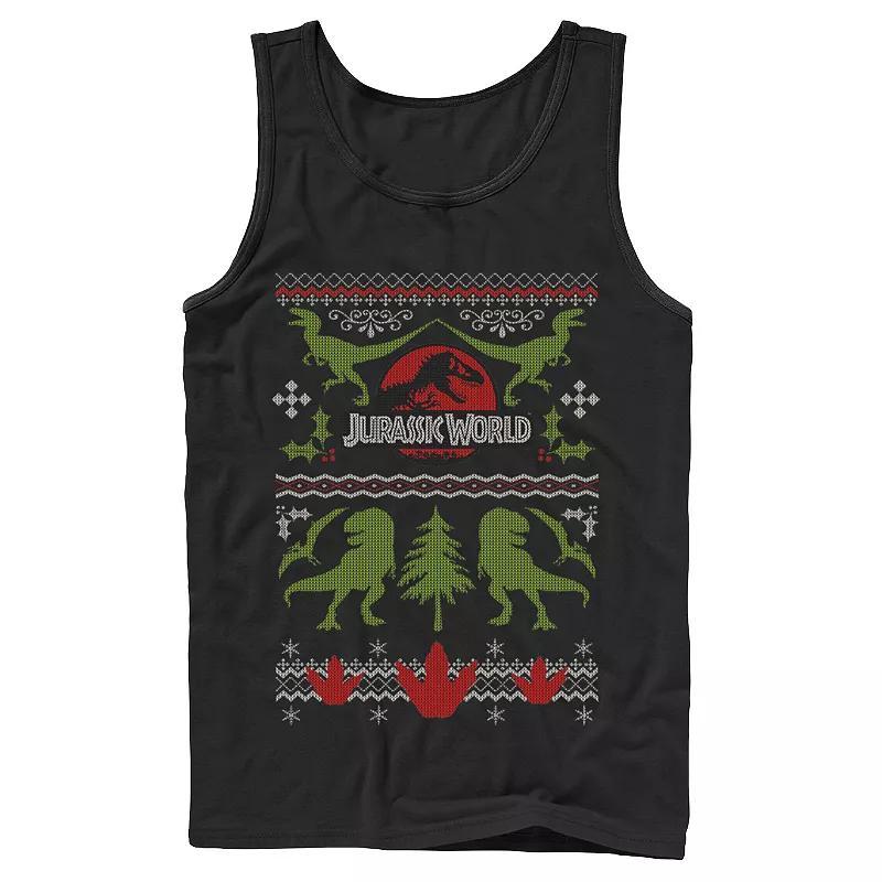 Men's Jurassic World Blue, Charlie, Delta & Echo Pack Tank Top, Size: Small Product Image