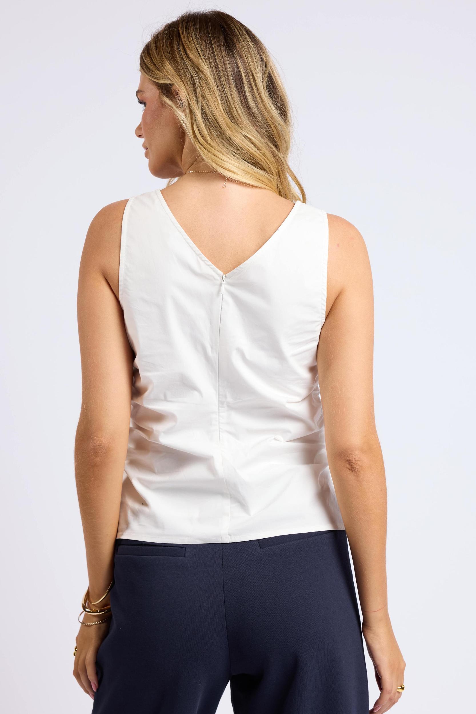 Like Totally Ruched Sleeveless Top Product Image
