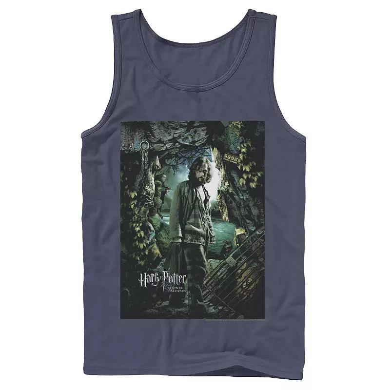 Men's Harry Potter Prisoner Of Azkaban Sirius Black Portrait Graphic Tank Top, Size: Small, Grey Product Image