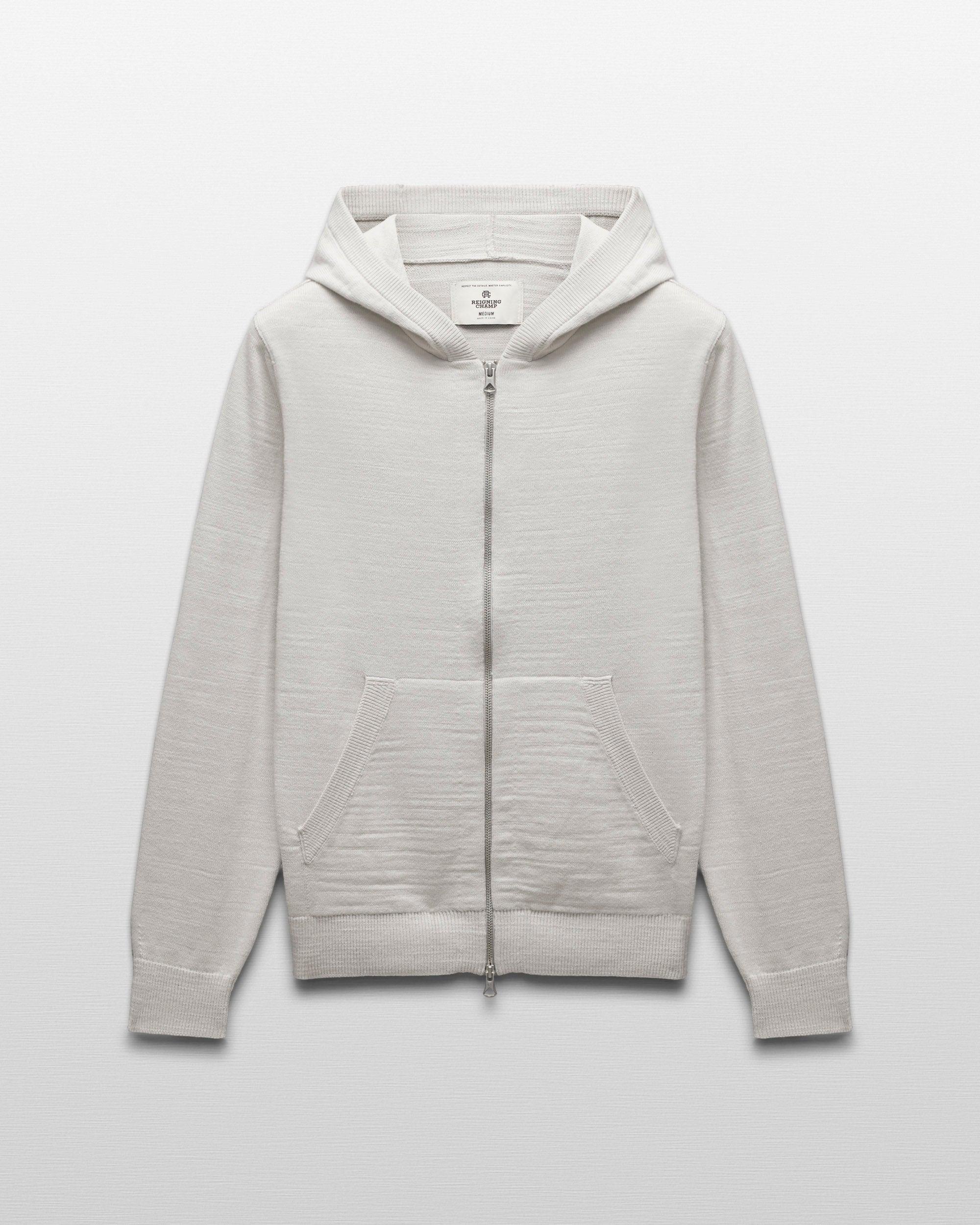 Cotton Slub Laurel Zip Hoodie Male Product Image