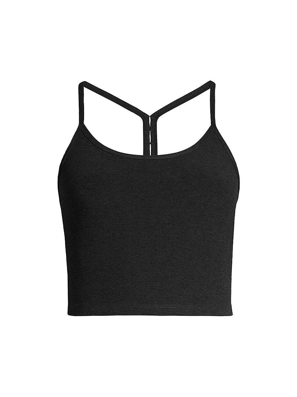 Space-dye Slim Racerback Cropped Tank Product Image