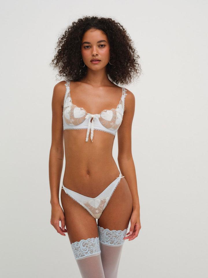 Pure Heart Garter — White Product Image