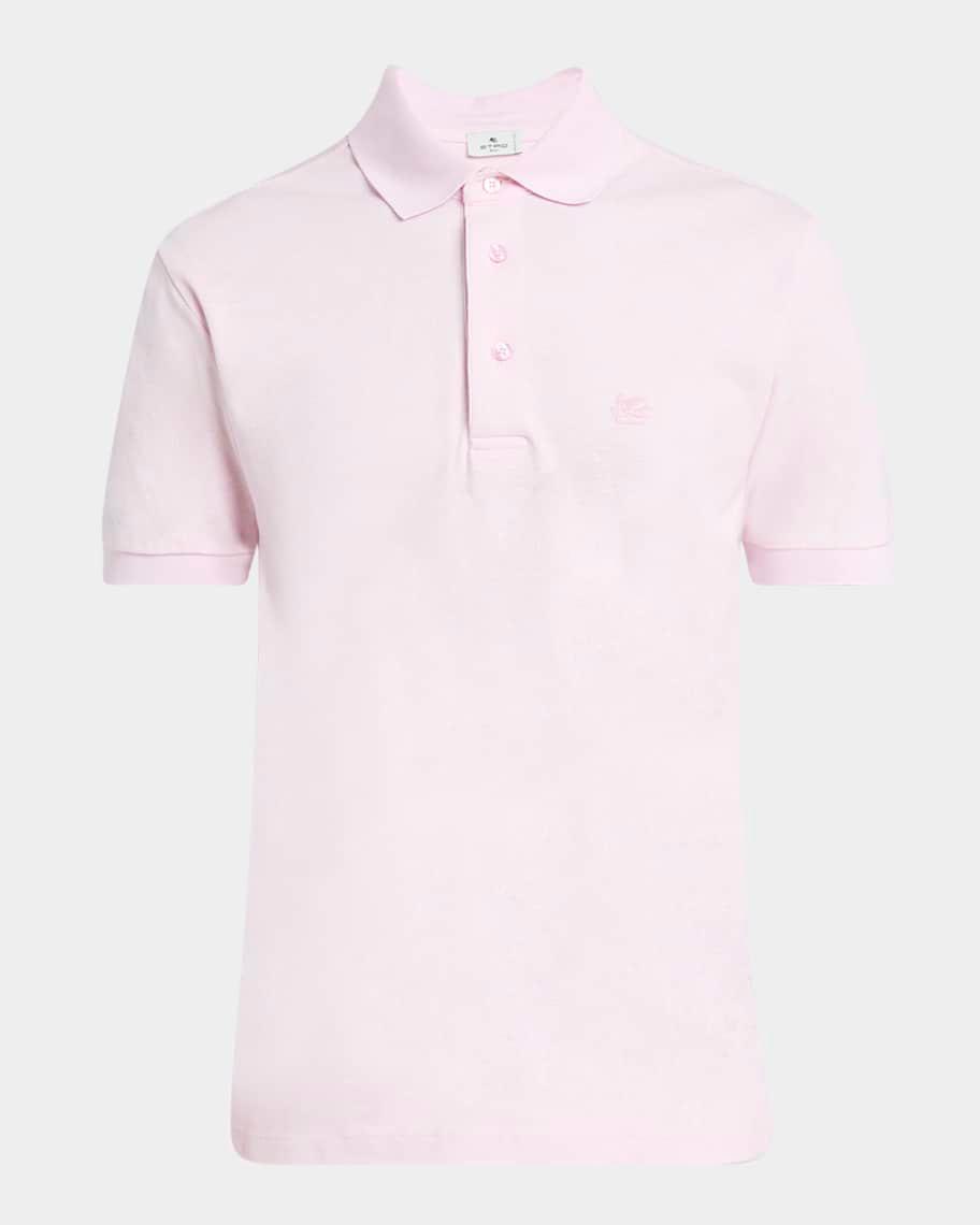 Mens Solid Polo Shirt Product Image