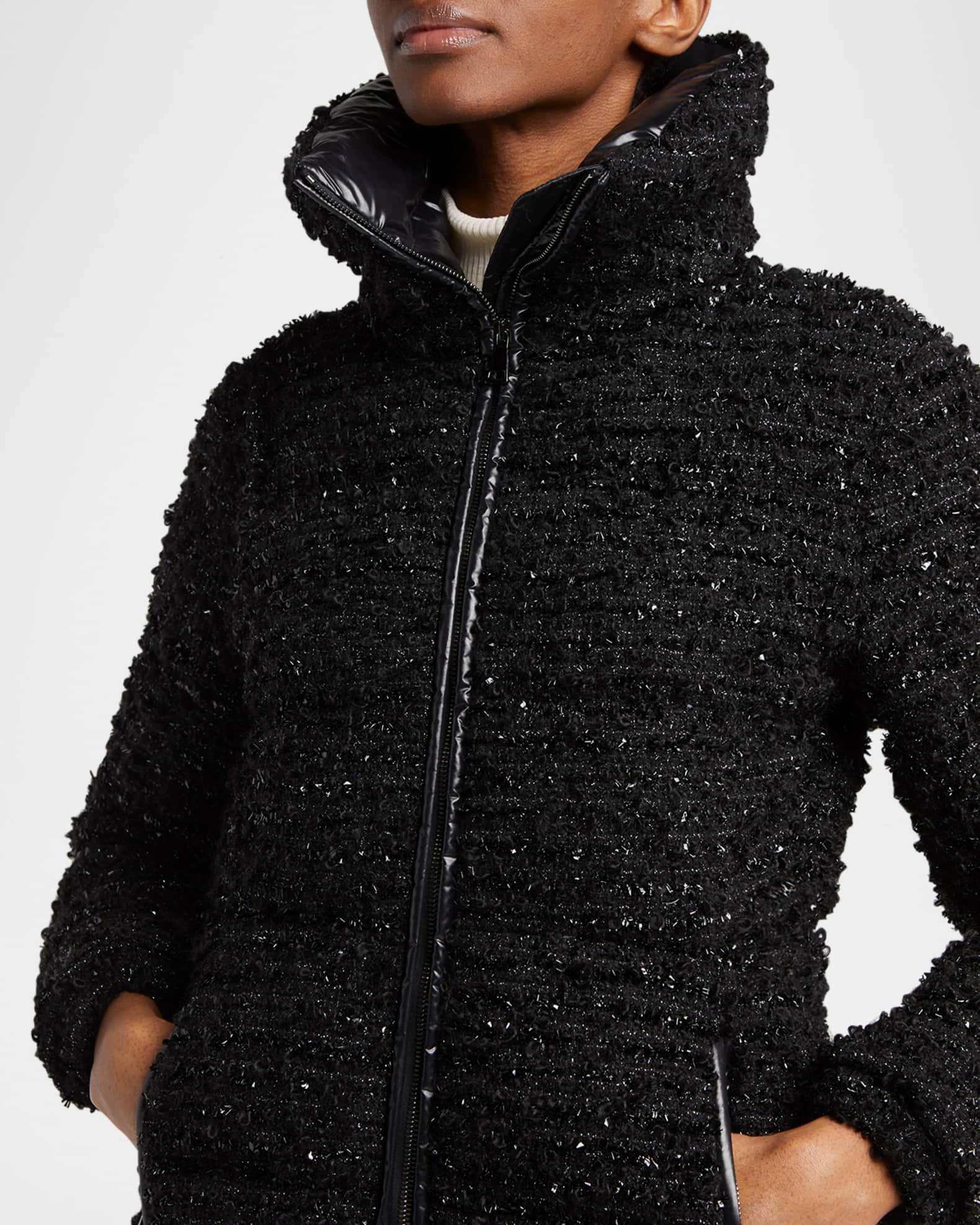 Urbel Tweed Down Puffer Jacket Product Image