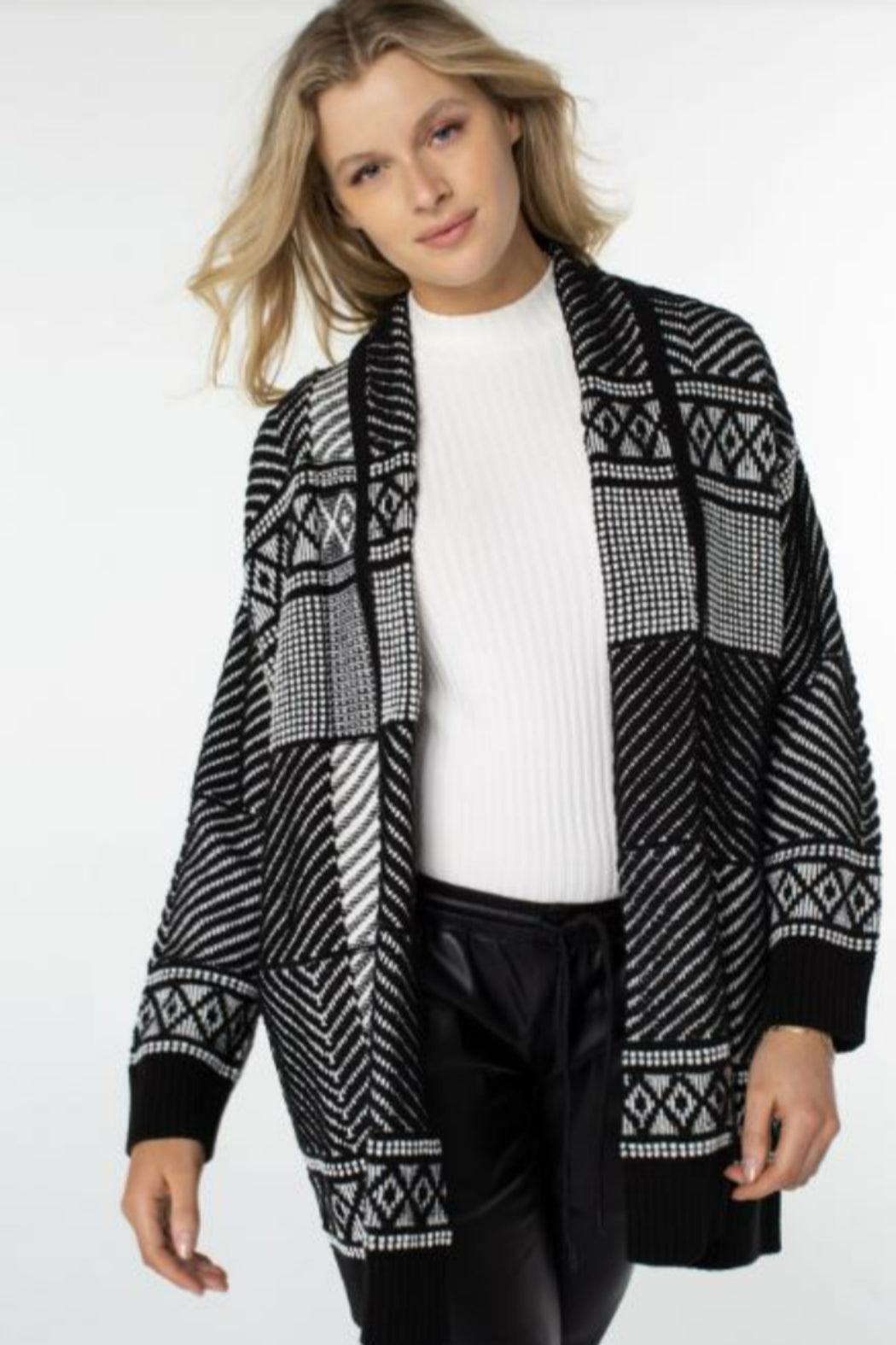 Long Sleeve Open Front Cardigan Female Product Image
