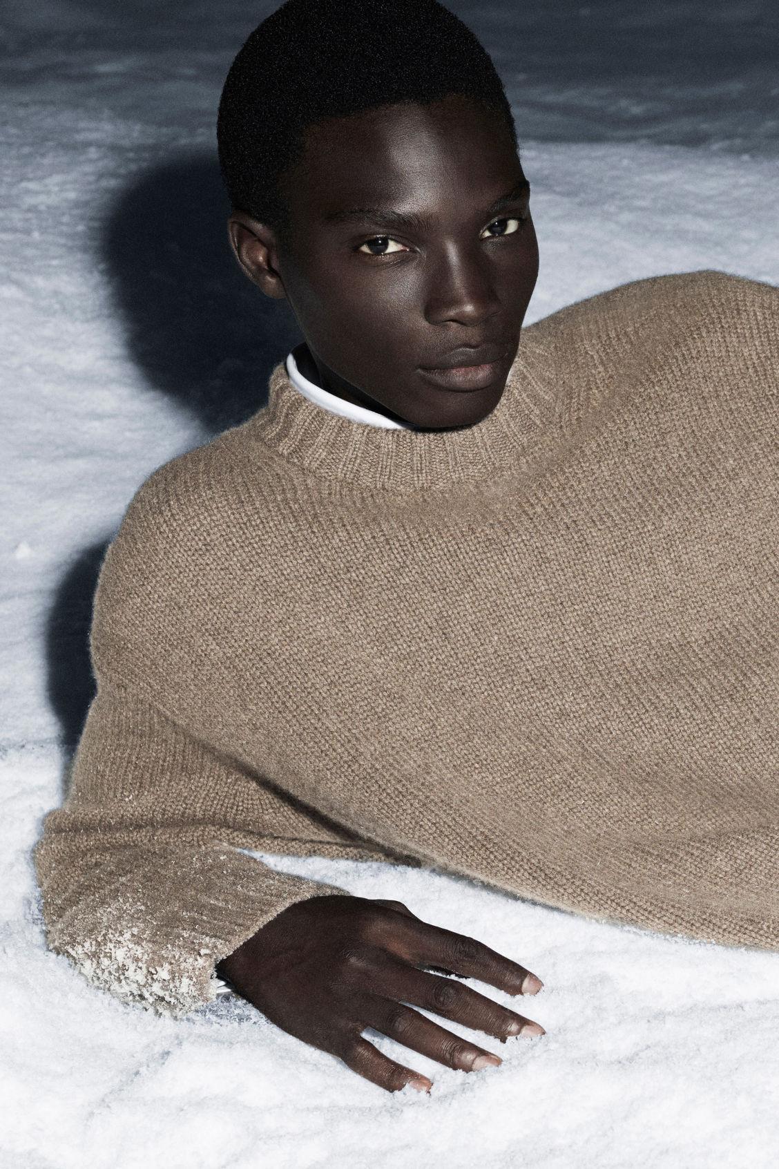 CHUNKY PURE CASHMERE SWEATER Product Image