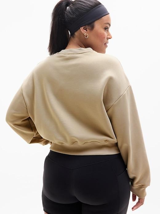 Heavyweight Terry Crop Crew Sweatshirt Product Image