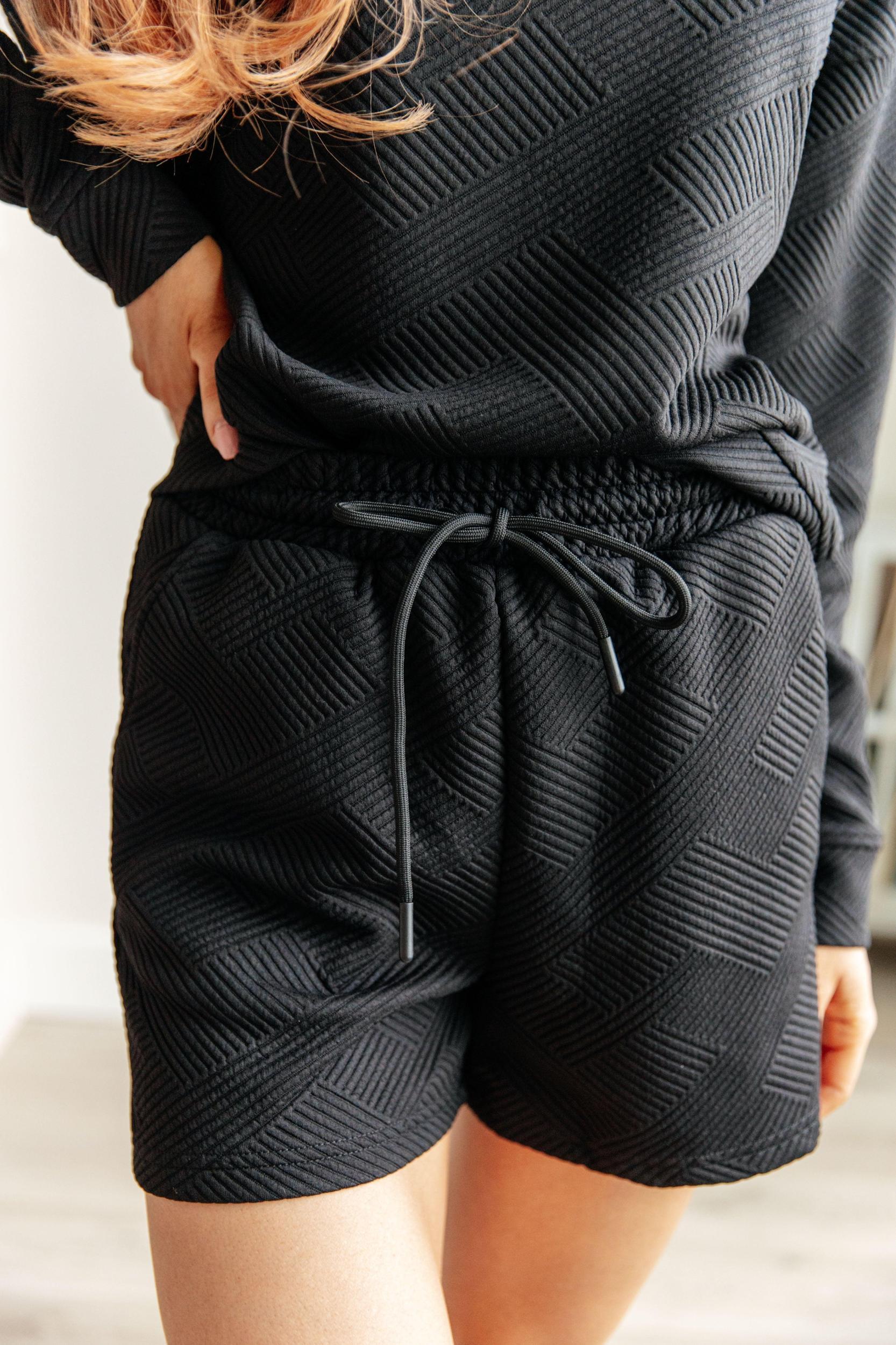 In The Details Long Sleeve Top and Shorts Set Product Image