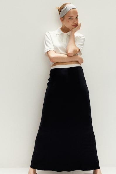 Flared Jersey Skirt Product Image