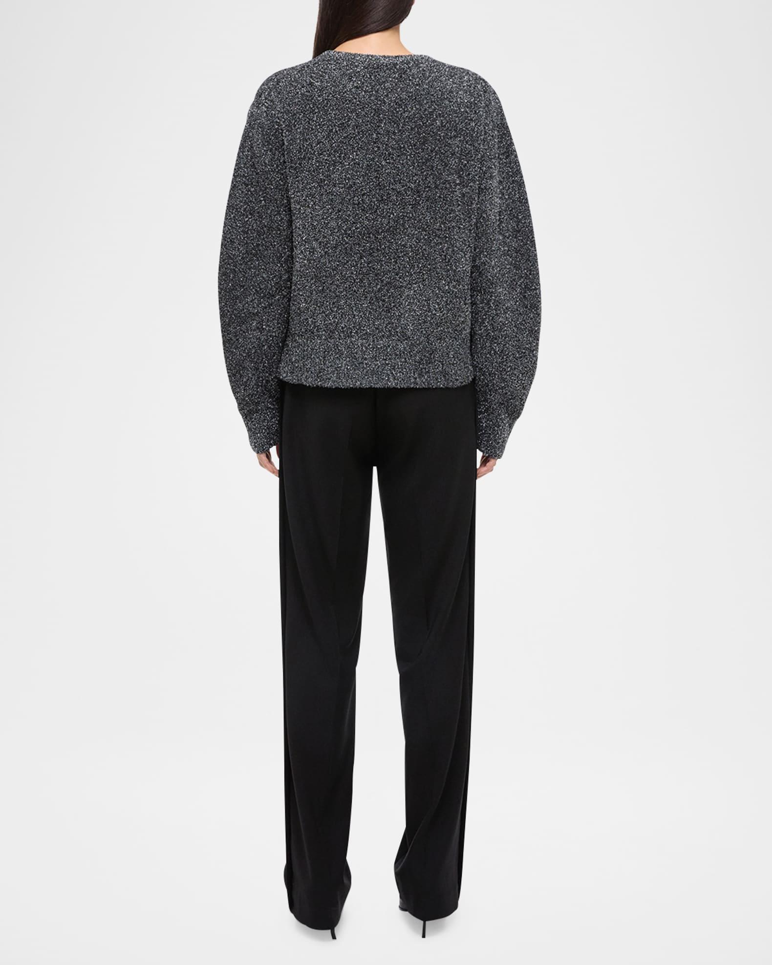 Apex Sparkly Lurex Crewneck Sweater Product Image