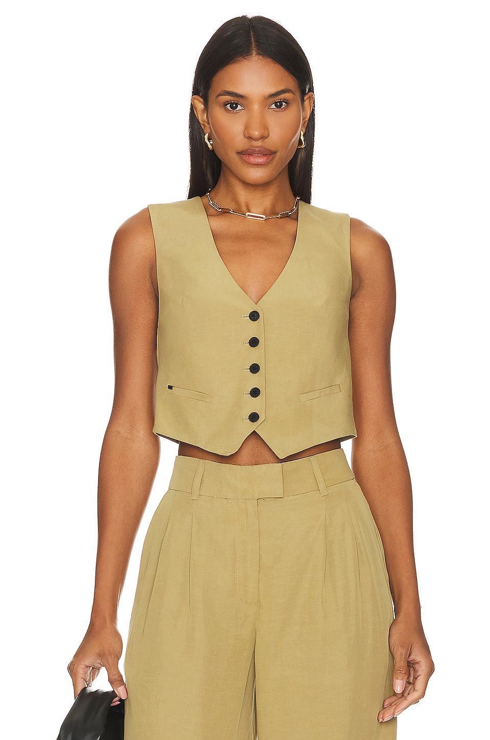 Deri Lyn Waistcoat ALLSAINTS Product Image