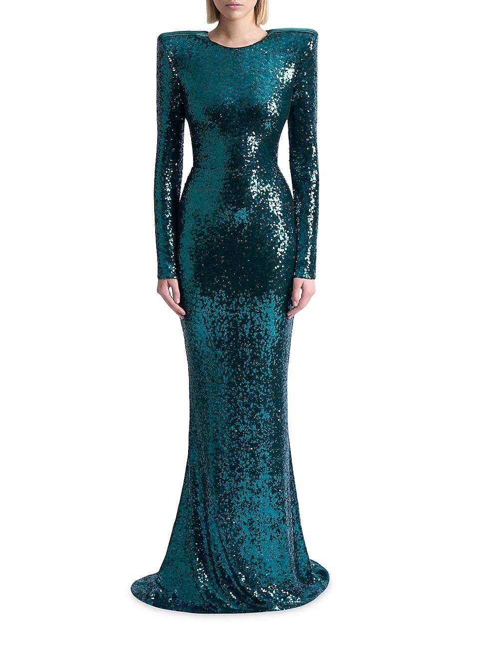 Womens Forte Sequin Gown Product Image