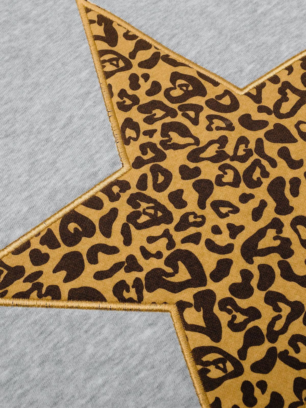 Aelfric Eden Leopard Print Star Hoodie Product Image