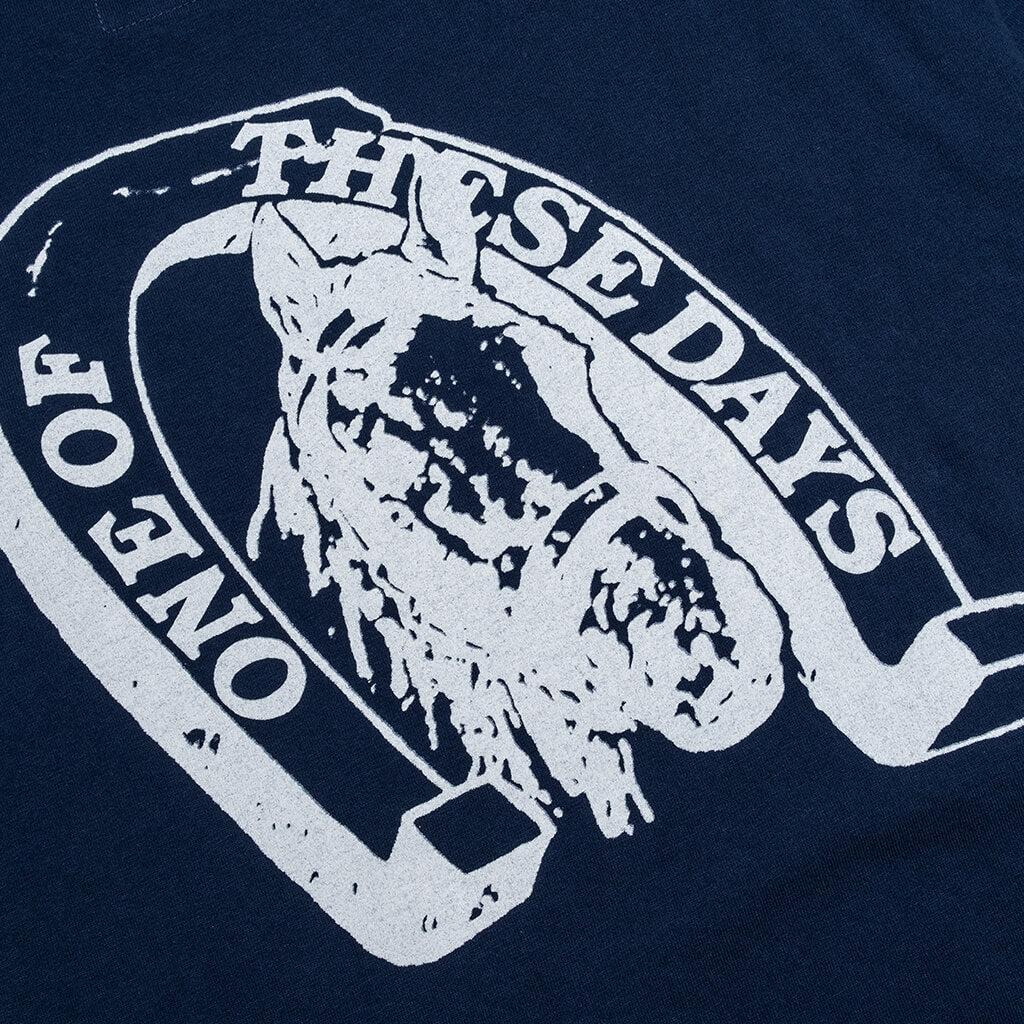 Lucky Number 73 S/S T-Shirt - Sun Faded Navy Male Product Image
