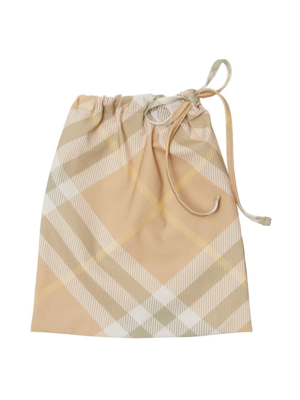 checked triangle bikini top Product Image