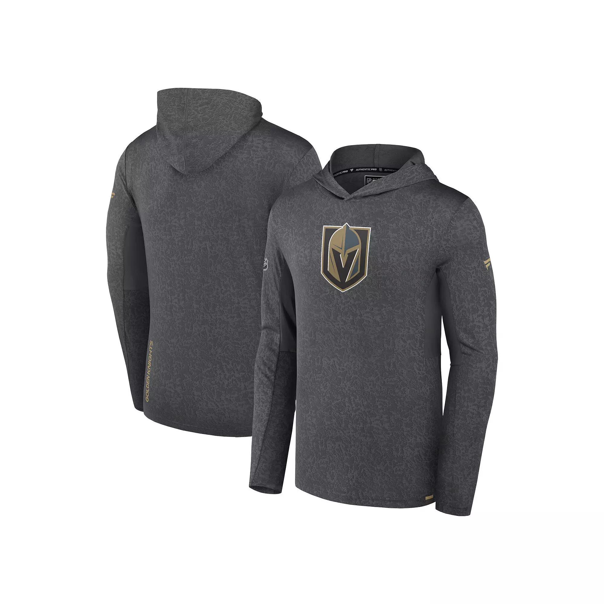Men's Fanatics Branded  Gray Vegas Golden Knights Authentic Pro Lightweight Pullover Hoodie, Size: Small, Lvk Charco Product Image