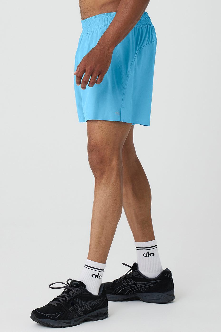 5'' Adapt Running Short - Azure Blue Male Product Image