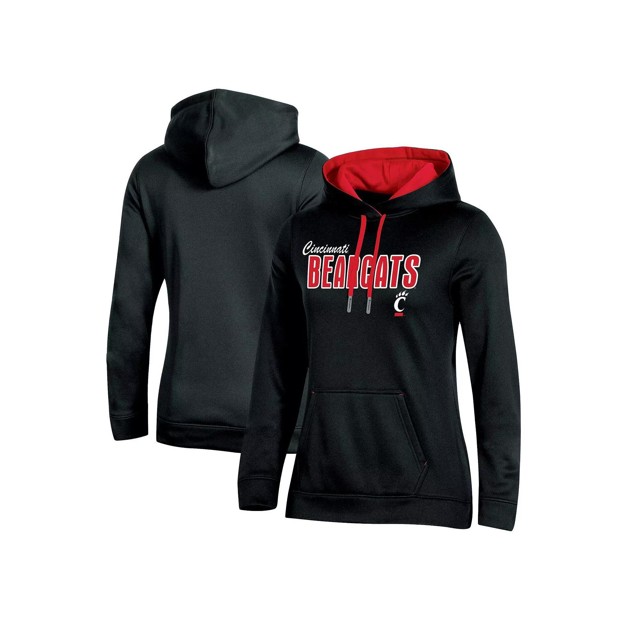 Women's Champion Black Cincinnati Bearcats Team Pullover Hoodie, Size: XL Product Image