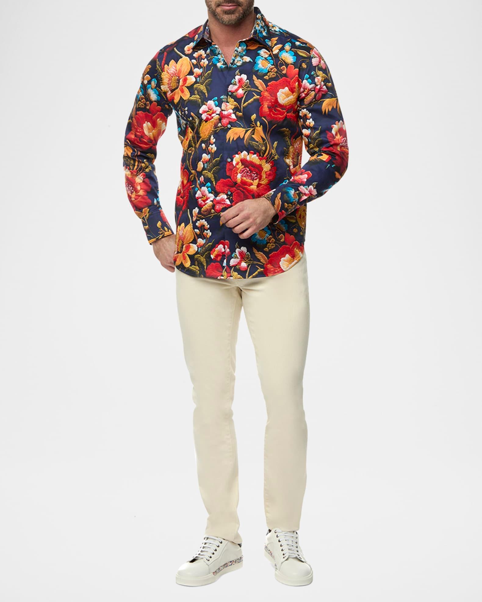Mens Manchester Floral Sport Shirt Product Image