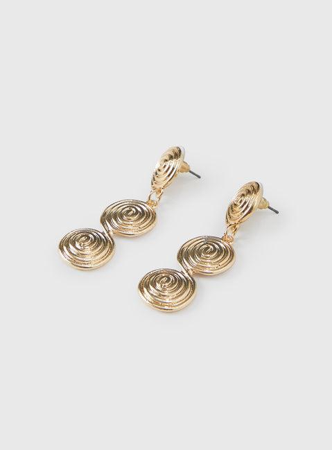 Zamie Earrings Gold Product Image