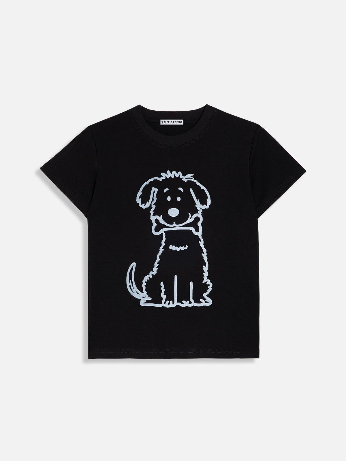 Aelfric Eden Cartoon Dog Print Tee Female Product Image