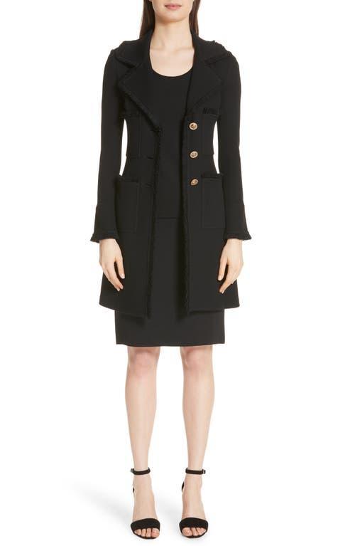Milano Pique Fit and Flare Topper Coat Product Image