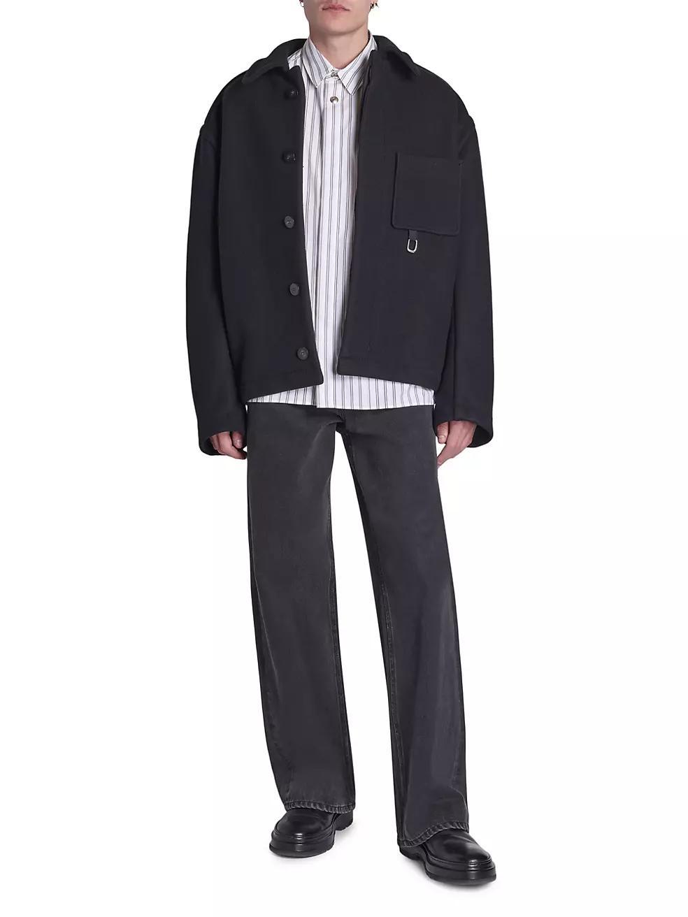 Mens Alder Wool Bomber Jacket Product Image