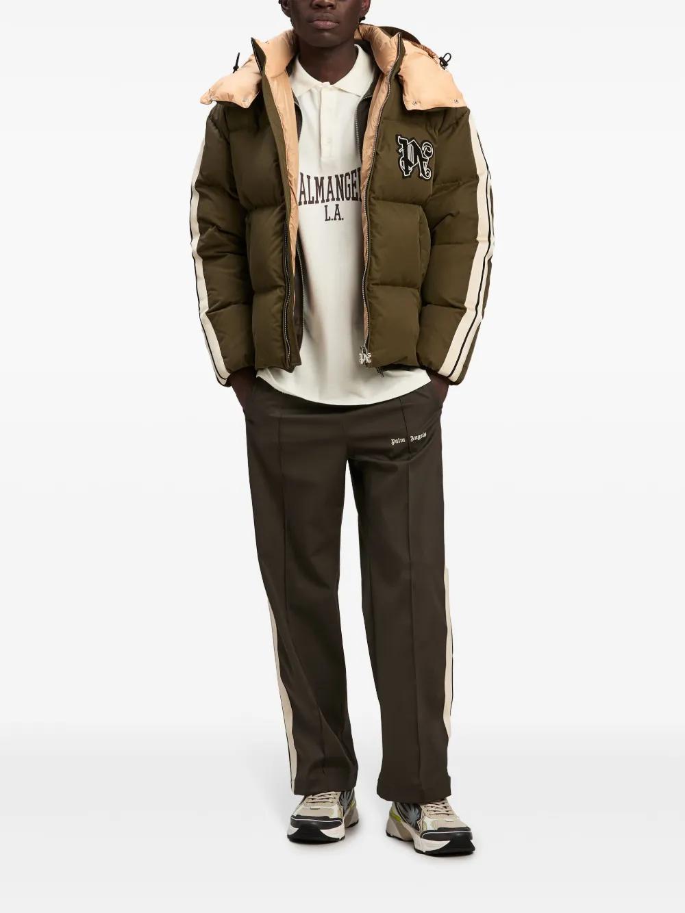 monogram down hooded jacket  Product Image