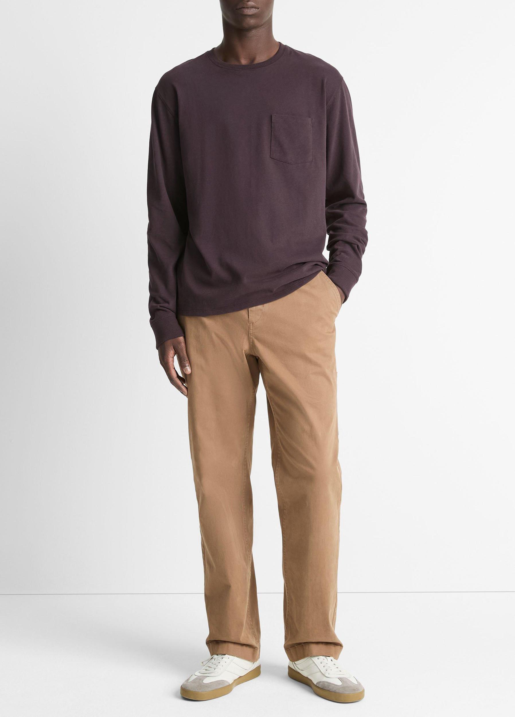 Mens Jersey Pocket Crewneck T-Shirt Product Image
