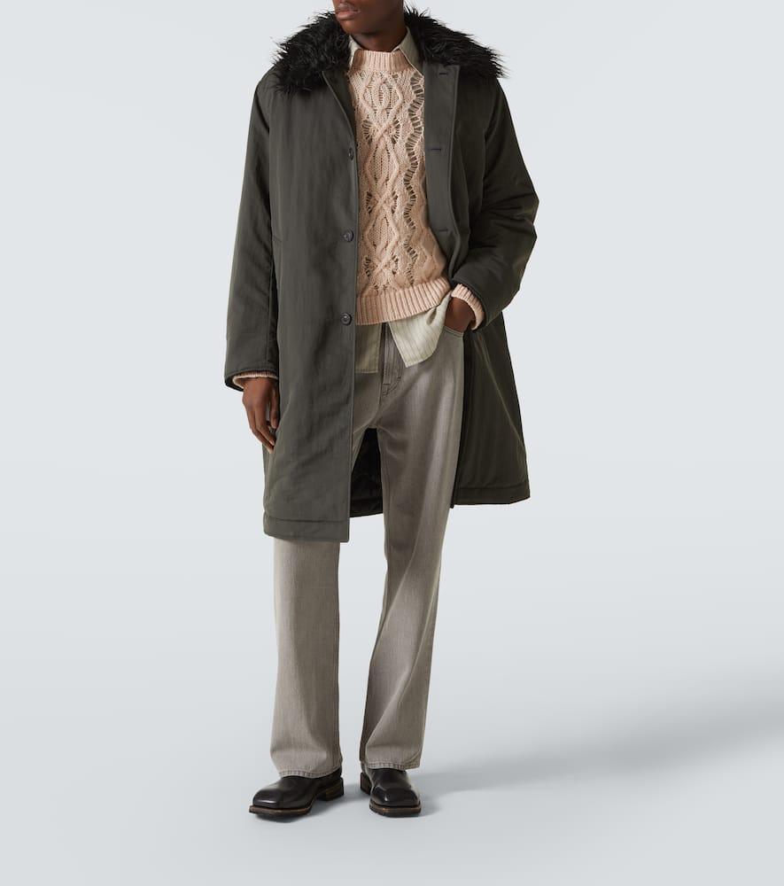 OUR LEGACY Gray Third Cut Jeans In Concrete Chain Twill Product Image