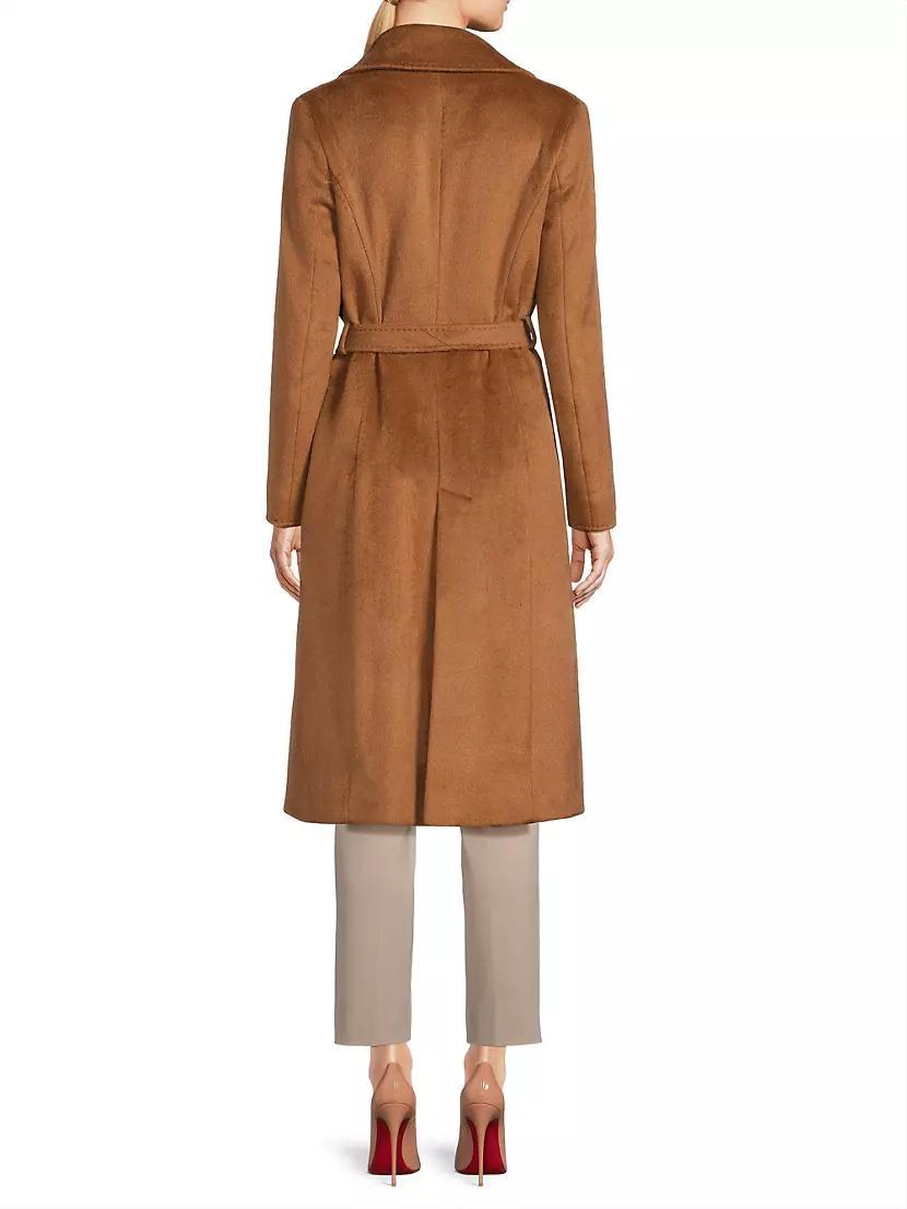 Wool-Blend Wrap Coat Product Image
