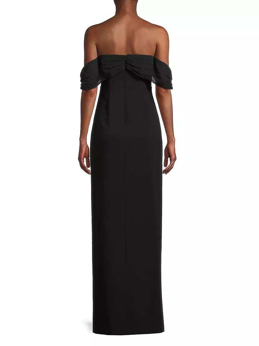 Toula Off-the-Shoulder Column Gown Product Image