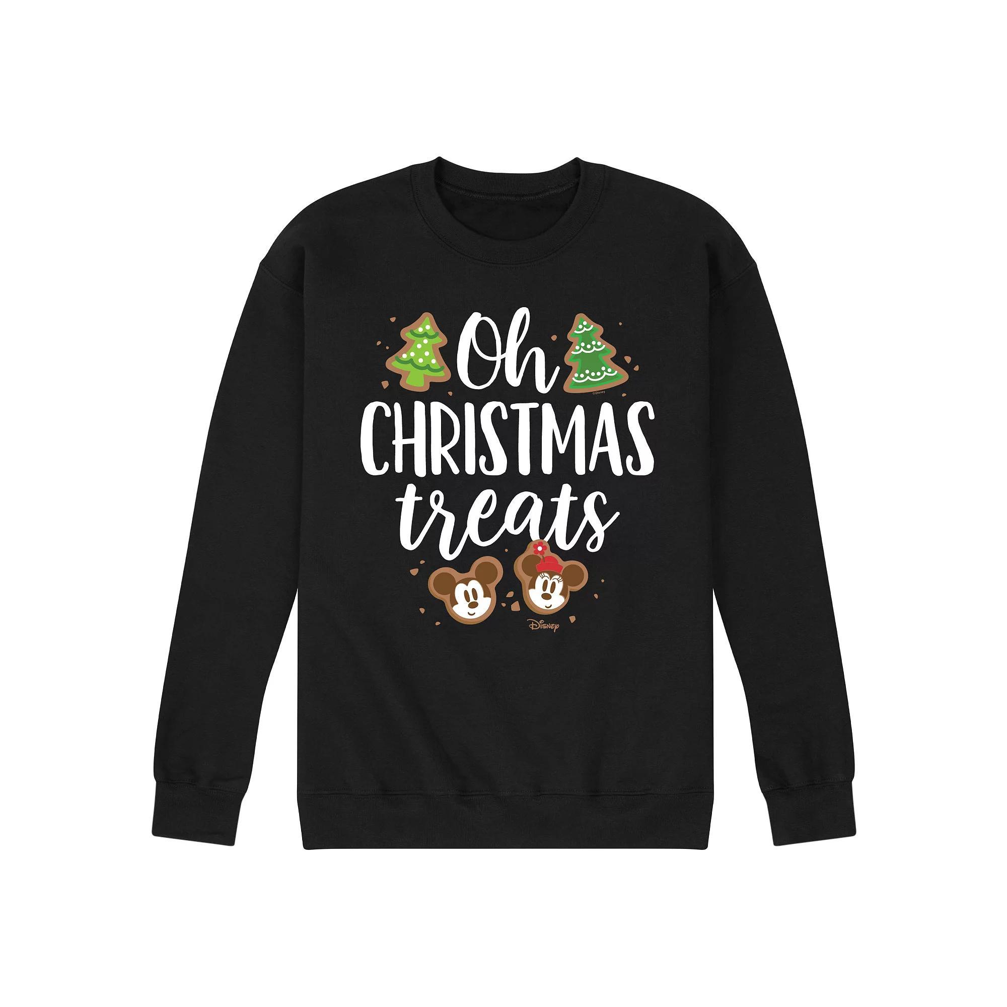 Disney's Men's Oh Christmas Treat Fleece, Size: Medium, Black Product Image