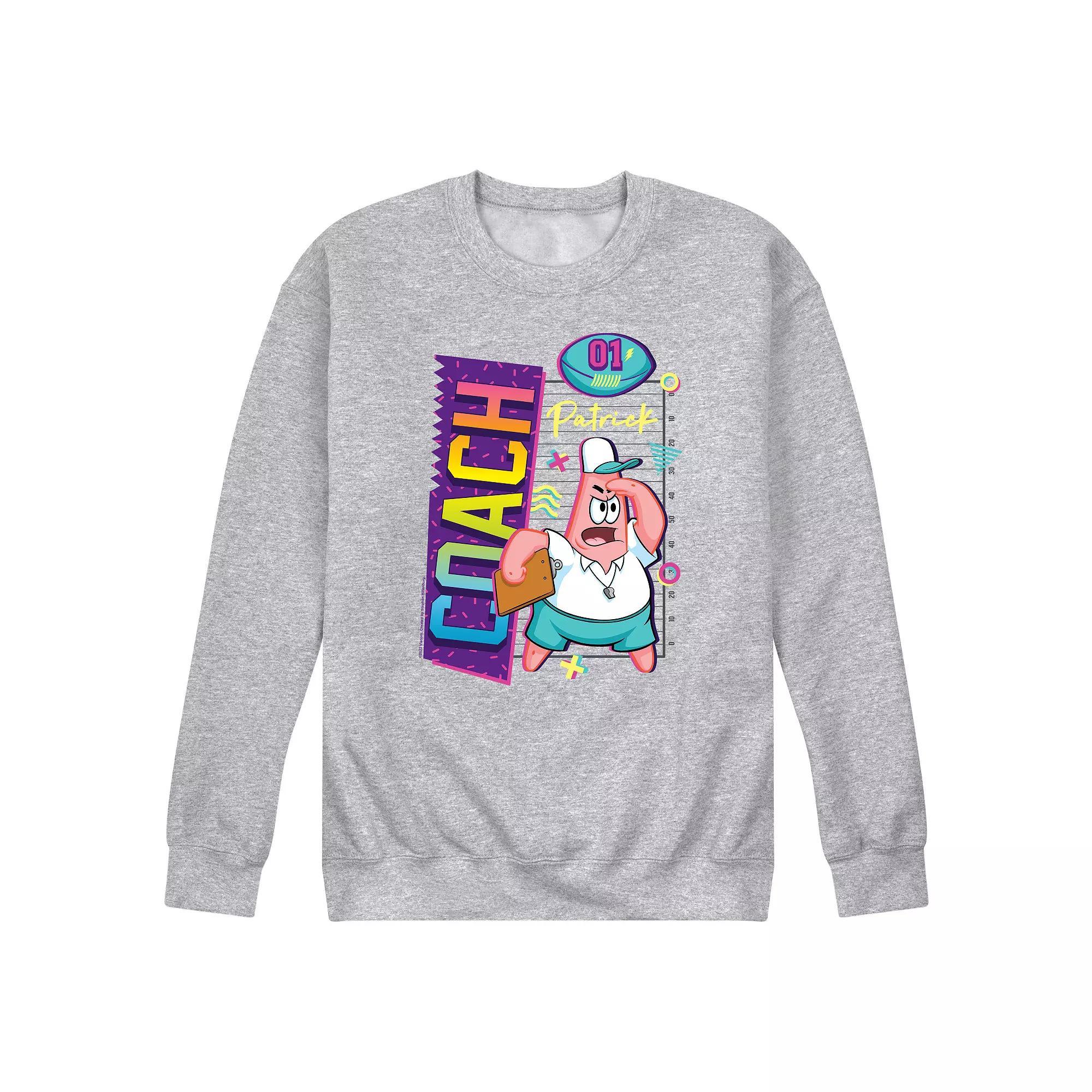 Mens SpongeBob SquarePants Coach Patrick Sweatshirt Product Image