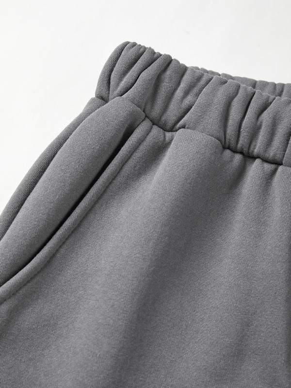 Men's Solid Ruched Bound Feet Jogger Pants Product Image