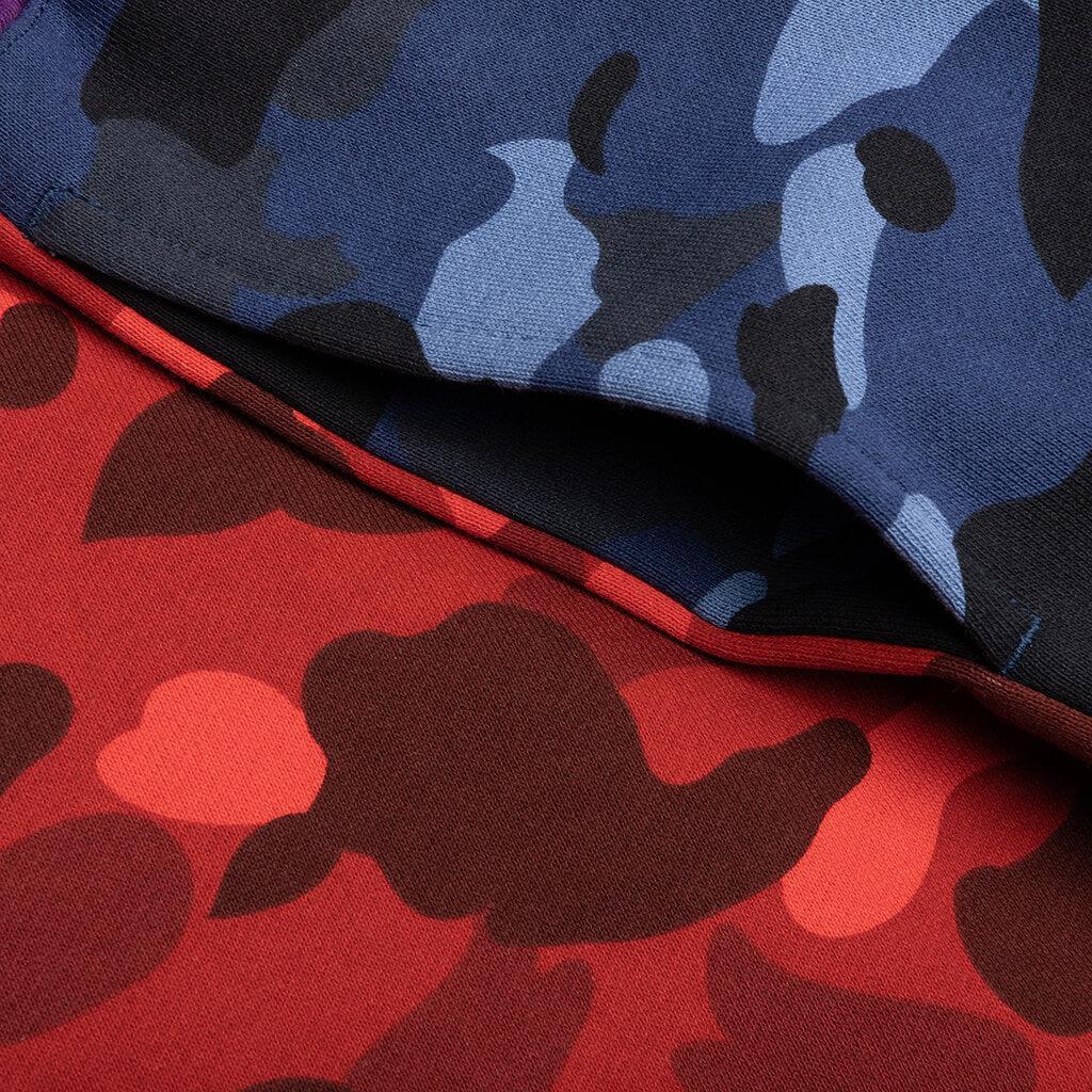 Crazy Camo Shark Sweat Shorts - Navy Male Product Image